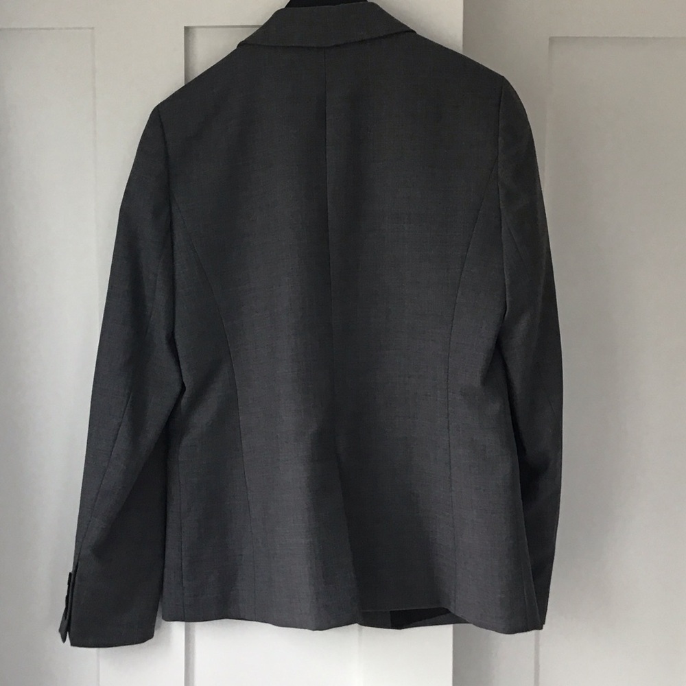 J. Crew Dark Gray Two-Piece Suit Blazer and Pencil skirt - Picture 5 of 5